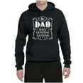 thumbnail image 2 of Wild Bobby, No. 1 Dad Genuine Legend Father's Day Unisex Hoodie Sweatshirt, Black, XX-Large, 2 of 6