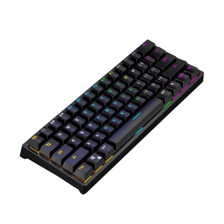 jovati Wired 60% Mechanical Gaming Keyboard RGB Backlit Compact 61 Keys ...