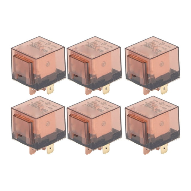 10 Pcs 5 Pin Relay Waterproof Automotive Relay 80A SPDT Universal Car Relay Switch Copper Contacts Replacement DC12V