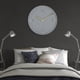 thumbnail image 5 of Reloj de pared colgante, GEEKCOOK Reloj de pared decorativo simple de cemento Reloj de pared Acabado de lujo, 5 of 12