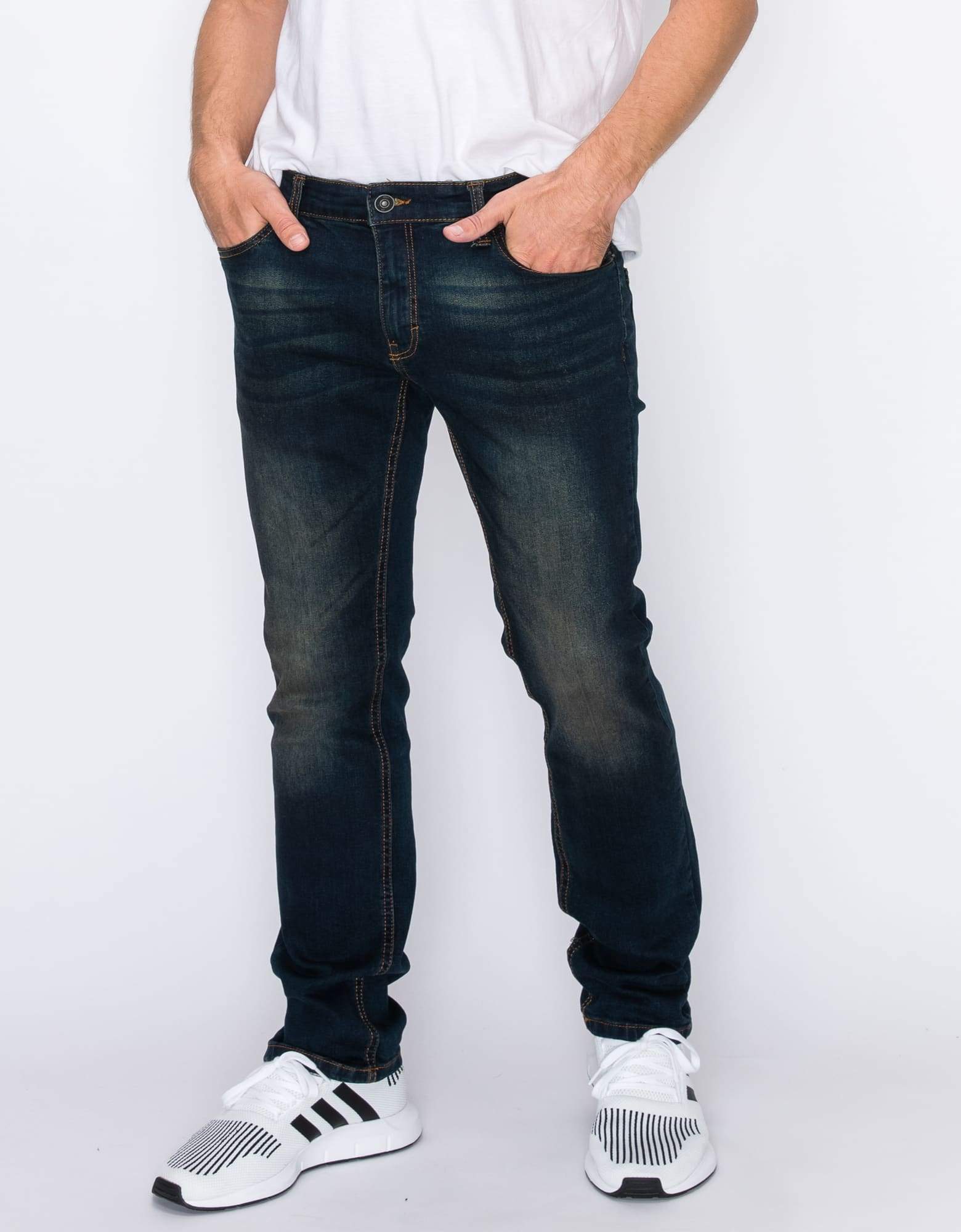 RING OF FIRE Men's 5 Pockets Slim Denim Stretch Jeans - image 3 of 6