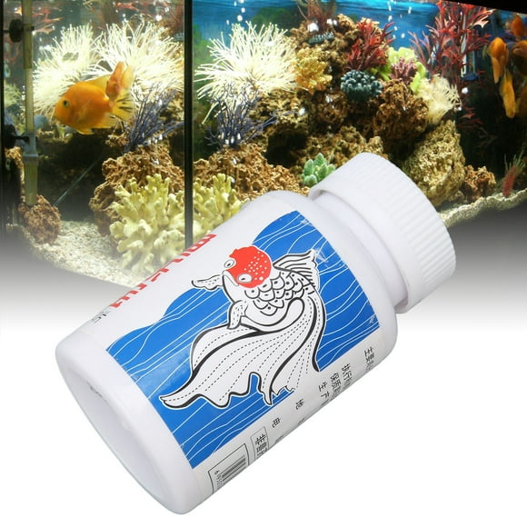 Fish Water Clarifier, Safe Inhibit Pollution Aquarium Water Conditioner Treatment 150pcs Stabilize PH Value For Fish