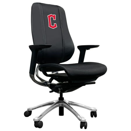Black Cleveland Guardians Logo PhantomX Gaming Chair