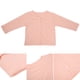 thumbnail image 5 of Cárdigan de manga larga de verano con botones, de algodón suave, para niñas pequeñas (rosa, 66 cm), 5 of 14