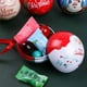 thumbnail image 4 of Cajas de regalo redondas de Navidad, hojalata con forma de bola, adorno colgante para árbol de Navidad, tarros de dulces navideños, latas, decoraciones navideñas de Año Nuevo, 4 of 5
