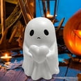 thumbnail image 2 of OIUR Halloween Ghost Figurine Mini Cute Ghost Bat Heart Statue Resin Tabletop Ornaments for Home Office Desk Decor, 2 of 7