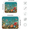 thumbnail image 3 of FREEAMG Dish Drying Mat Rustic Flowers Absorbent Dry Mats for Dishes Draining Pad for Kitchen Countertop 18" x 24", 3 of 7