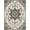 Ivory Black, Pattern 1, variant on ODIKA 8'x10' Washable Area Rug Oushak Modern Medallion With Faded Vintage Floral Border Detail for Living Room, Under Sectional, Family , Durable, Non-Slip