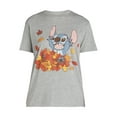 thumbnail image 3 of Stitch Women's Graphic Tee with Short Sleeves, Sizes XXS-XXL, 3 of 4