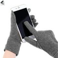 thumbnail image 2 of PULLIMORE Winter Warm Knit Gloves for Women Touchscree Soft Lining Texting Gloves (Red), 2 of 9