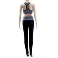 thumbnail image 6 of Women’s High Waist Yoga Pants， Tummy Control Workout Running 4 Way Stretch Yoga Leggings Grey - L, 6 of 6