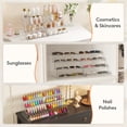 thumbnail image 4 of Lifewit 4 Tier Clear Display Risers Stand with Decorative Fences, Plastic Perfume Organizer, Display for Figures, Cupcake, Dessert, Desktop Stand for Organization and Decor, 2 pack, 12inch, 4 of 9