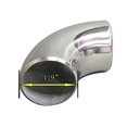 thumbnail image 2 of 1.9 Inch Extruded 304 Stainless Steel Elbow 90 Degree Pipe 3mm, 2 of 2