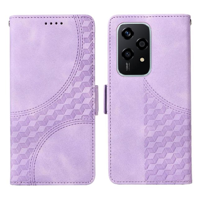 Funda GANGXUN para Honor 200 Lite 5G con diseño acolchado elegante, cuero PU, protección total y ajuste preciso