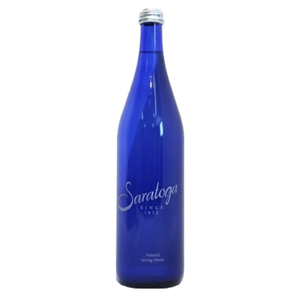 Saratoga Springs Natural Spring Water 12 Oz Glass Bottles - Pack of 24 ...