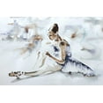 thumbnail image 2 of Valle, Aimee Del 24x17 Black Ornate Wood Framed with Double Matting Museum Art Print Titled - Dress Rehearsal, 2 of 4