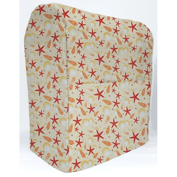 Beach Seaside Cover Compatible with Kitchenaid Stand Mixer by Penny's Needful Things (Sandy Seashells, 4.5qt / 5qt Tilt Head)