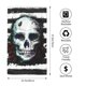thumbnail image 2 of Balery Watercolor Skull Toalla de Microfibra Premium con Estampado – 27.5x16 pulgadas, Alta Absorción, Suave y Aterciopelada, Secado Rápido, 2 of 6