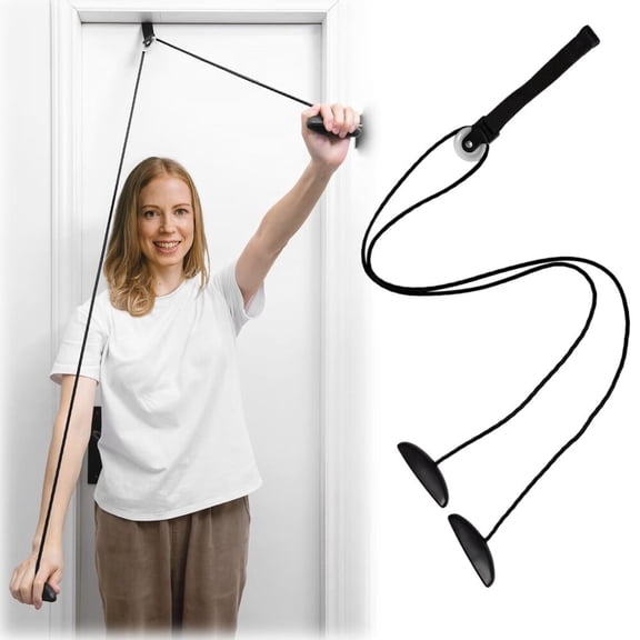 Shoulder Pulley Over The Door Physical Therapy System,Exercise Pulley,Alleviate Shoulder Pain and Facilitate Recovery from Surgery,FSA/HSA Eligible
