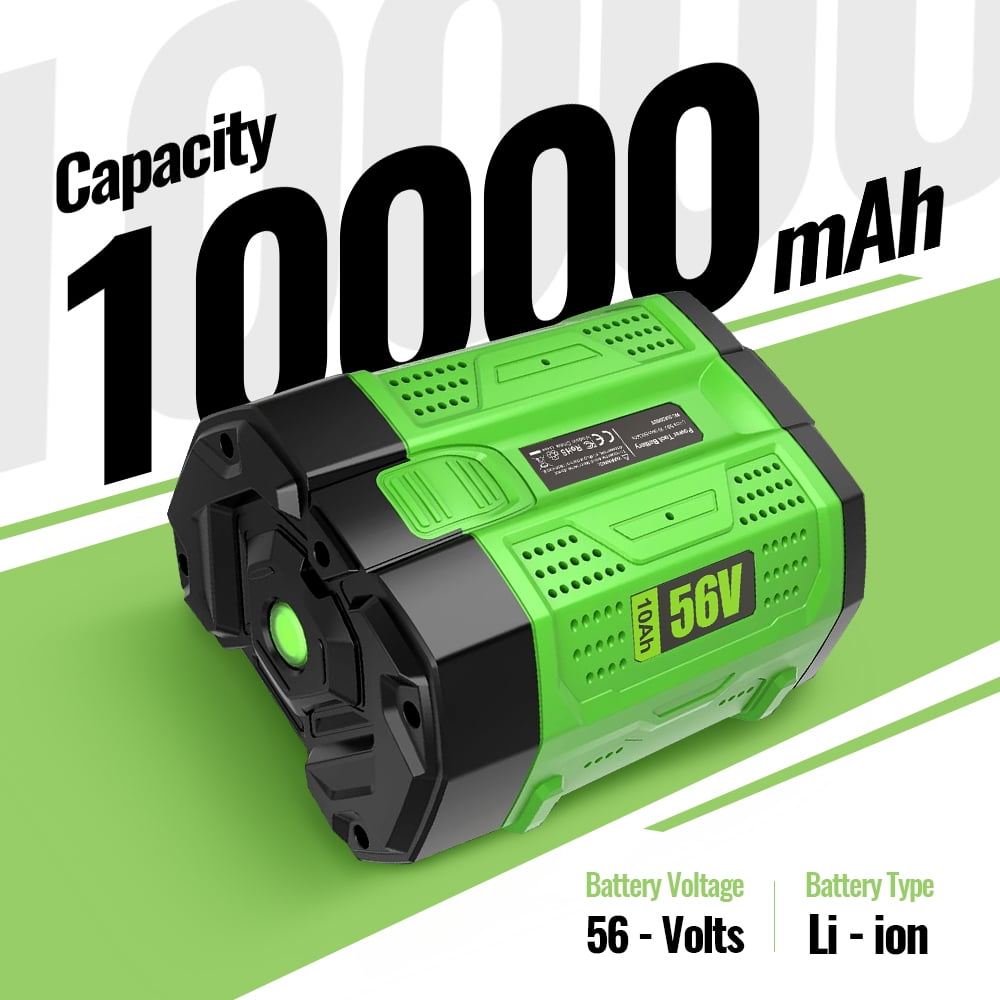 Upgrade Battery Replacement for EGO 56V 10Ah Battery Lithium-Ion 56 Volt Batteries BA2800
