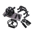 thumbnail image 3 of koolsoo Ensemble de 7 Pcs de Roues à Roulettes d'Entraînement Ab Accessoire Complet Ensemble d'Équipement de Mise en Forme Noir, 3 of 9