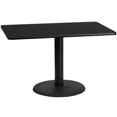 thumbnail image 1 of Bowery Hill 30" x 48" Restarant Dining Table in Black, 1 of 2