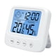 thumbnail image 4 of Cateissary Higrómetro Termómetro LCD Medidor de humedad Pantalla interior Ajustable Operación simple Higrómetros digitales Blanco con Type2 NO2, 4 of 6