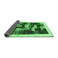 thumbnail image 2 of Ahgly Company Indoor Rectangle Abstract Emerald Green Contemporary Area Rugs, 6' x 9', 2 of 4