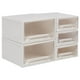 thumbnail image 5 of Caja de almacenamiento de cajones apilables Perfecl con compartimentos y cajón color claro, 5 of 7