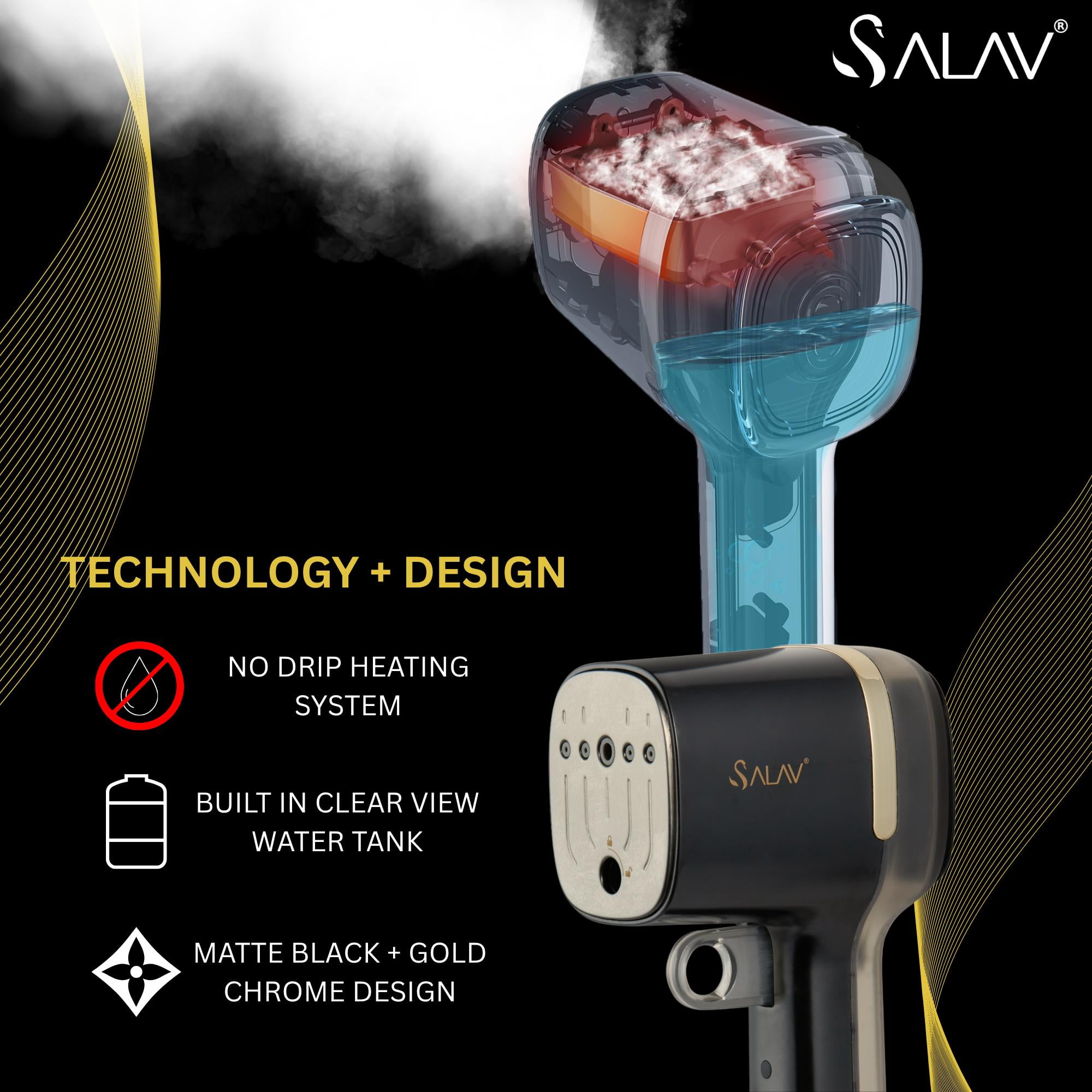 Salav Quicksteam Travel Steamer, 1000 Watts