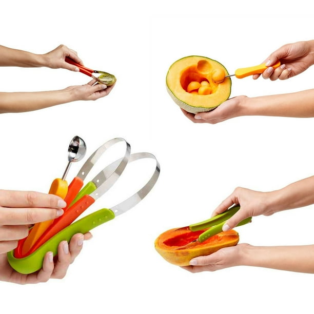 Super Scooper 3 In 1 Fruit Scooper & Melon Baller