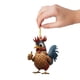 thumbnail image 3 of Adorno de pollo de Navidad plano lindo colgante de dibujos animados decorativo colgante de gallo decoración para árbol de Navidad, 3 of 3