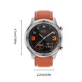 thumbnail image 2 of Reloj inteligente para mujer, pulsera inteligente, rastreador de actividad física, sensor de frecuencia cardíaca resistente al agua, naranja, correa de goma Inevent EL2540-05B, 2 of 7