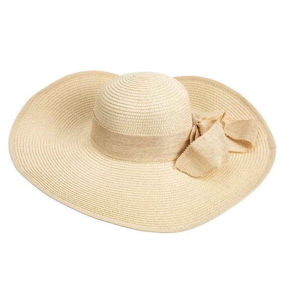 OUNONA Wide Brim Hats for Women Straw 1Pack Breathable Outdoor Activities