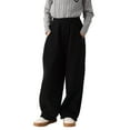 thumbnail image 4 of Sweatpants for Girls High Waisted Wide Leg Baggy Athletic Joggers with Pockets Sweat Pants for Girls 7-8 Years, 4 of 8