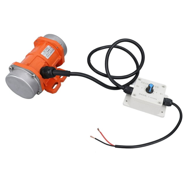 4000RPM DC 12V Electric Vibrating Motor with Speed Controller, Aluminum Alloy Waterproof Vibrator Motor for Shaker, Integrated Sealed Structure Design, Energy Saving