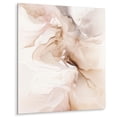 thumbnail image 2 of Designart "Delicate Marble Brown Abstract II" Abstract Metal Wall Art, 2 of 5