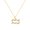 Gold Aquarius, variant on Women's Stainless Steel Danity Full CZ Rhinestone Astrology Necklace 12 Zodiac Sign Pendant Chains Gold Taurus