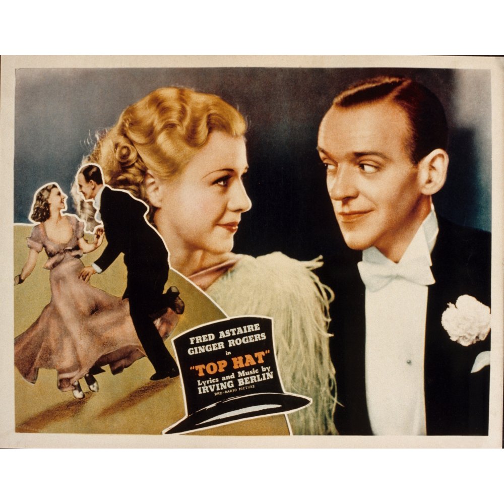 Top Hat (Lobbycard) Ginger Rogers Fred Astaire 1935 Movie Poster