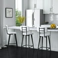 thumbnail image 2 of Butler Specialty Company Saddle Leather Rectangular 26" Counter Stool - White, 2 of 7