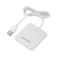 thumbnail image 1 of Lector de tarjetas de crédito IC portátil USB de alta velocidad con chip inteligente, color blanco, 1 of 10