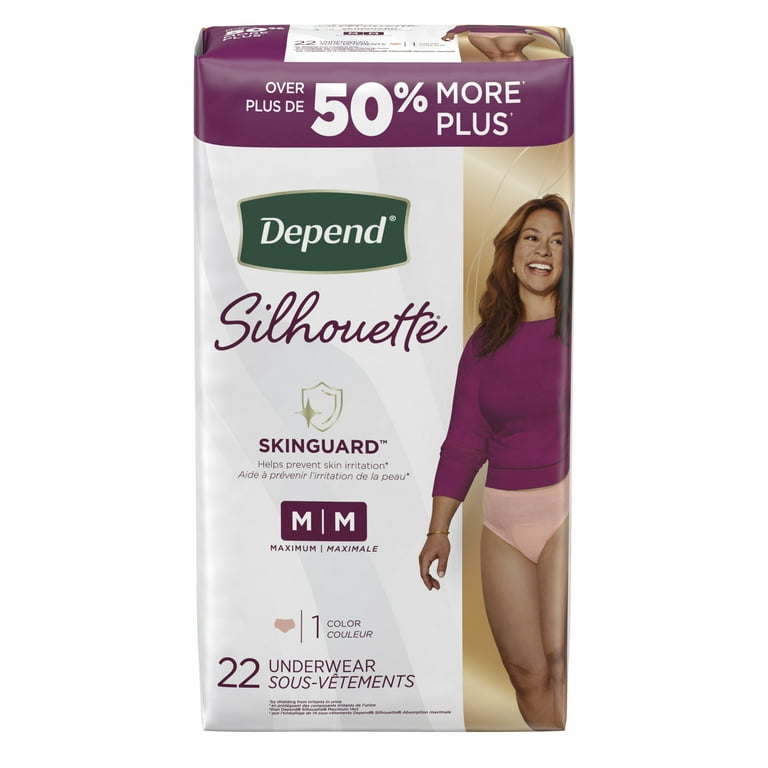 Depend® Silhouette® Maximum Absorbency Women Small Incontinence Underwear -  Pink, 60 ct - Kroger