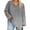 Gray*1 T-shirts for Women, variant on TARIENDY Womens Graphic T Shirts Plus Size Long Sleeve Fall Casual Tops Loose Fit Printed V Neck Lounge Tees Comfy Going Out Tops White L