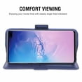thumbnail image 3 of Samsung Galaxy note10plus cover, mobile phone leather cover PU leather cover wallet mobile phone case cover Compatible with Samsung Galaxy note10plus leather case, blue, 3 of 6