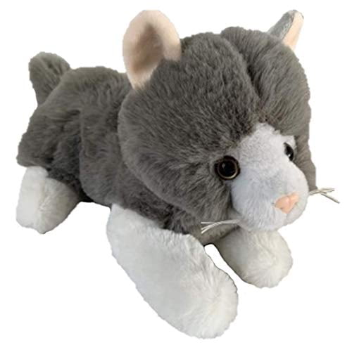 grey cat plush