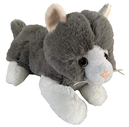 grey cat soft toy