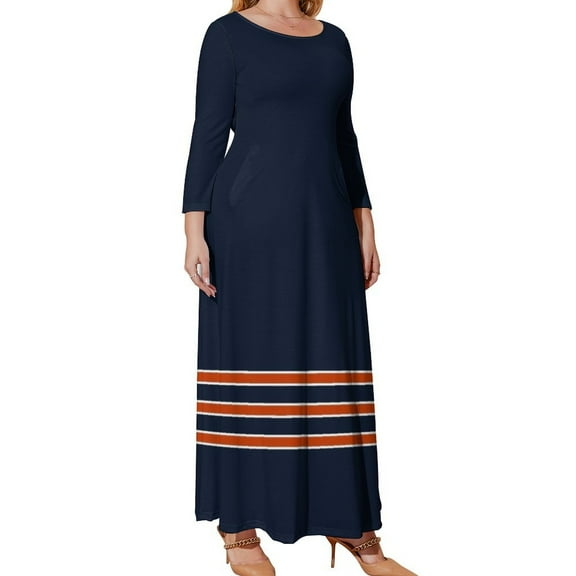 Chicago football Long Sleeved Dress Women's summer dresses dress women elegant luxury