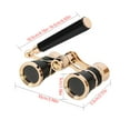 thumbnail image 2 of Mini binoculares de metal 3x25 Binocular retro ligero con mango plegable incorporado para adultos N Tomshoo  Telescopio, 2 of 7