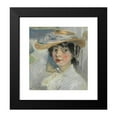 thumbnail image 2 of Michael Larionov 20x21 Black Modern Framed Museum Art Print Titled - Portrait of Natalia Goncharova (1903-1905), 2 of 5