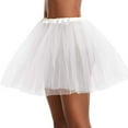 thumbnail image 2 of Mepaouo Tutus for Women 3 Layered Colorful Running Short Skirt Rave Dance Dress Tutus, 2 of 4